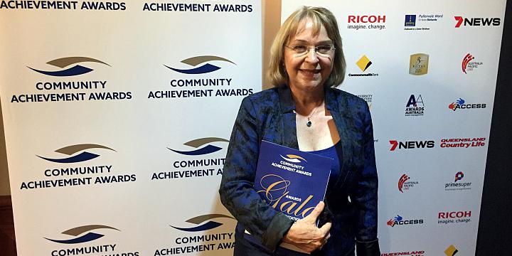 Margaret Blade at Queensland Community Achievement Awards