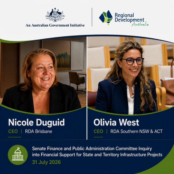 Nicole Duguid and Olivia West, Senate Enquiry into Infrastructure Projects