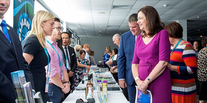 Premier Annastacia Palaszczuk Queensland and Commonwealth Collaboration and Showcase on 12 April 2018