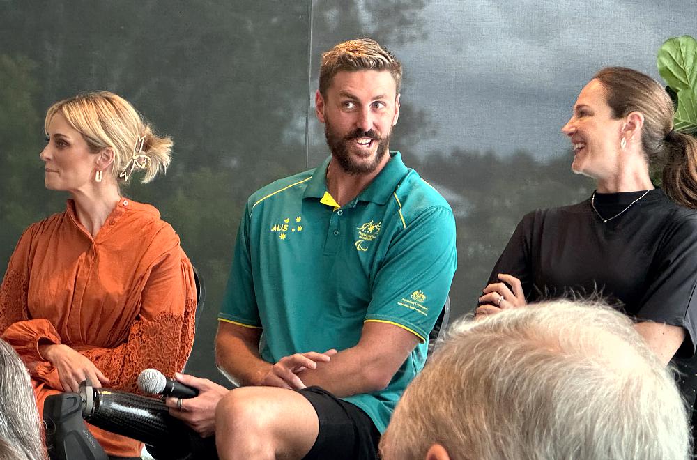 Dominique Lamb, Brendan Hall and Cate Campbell